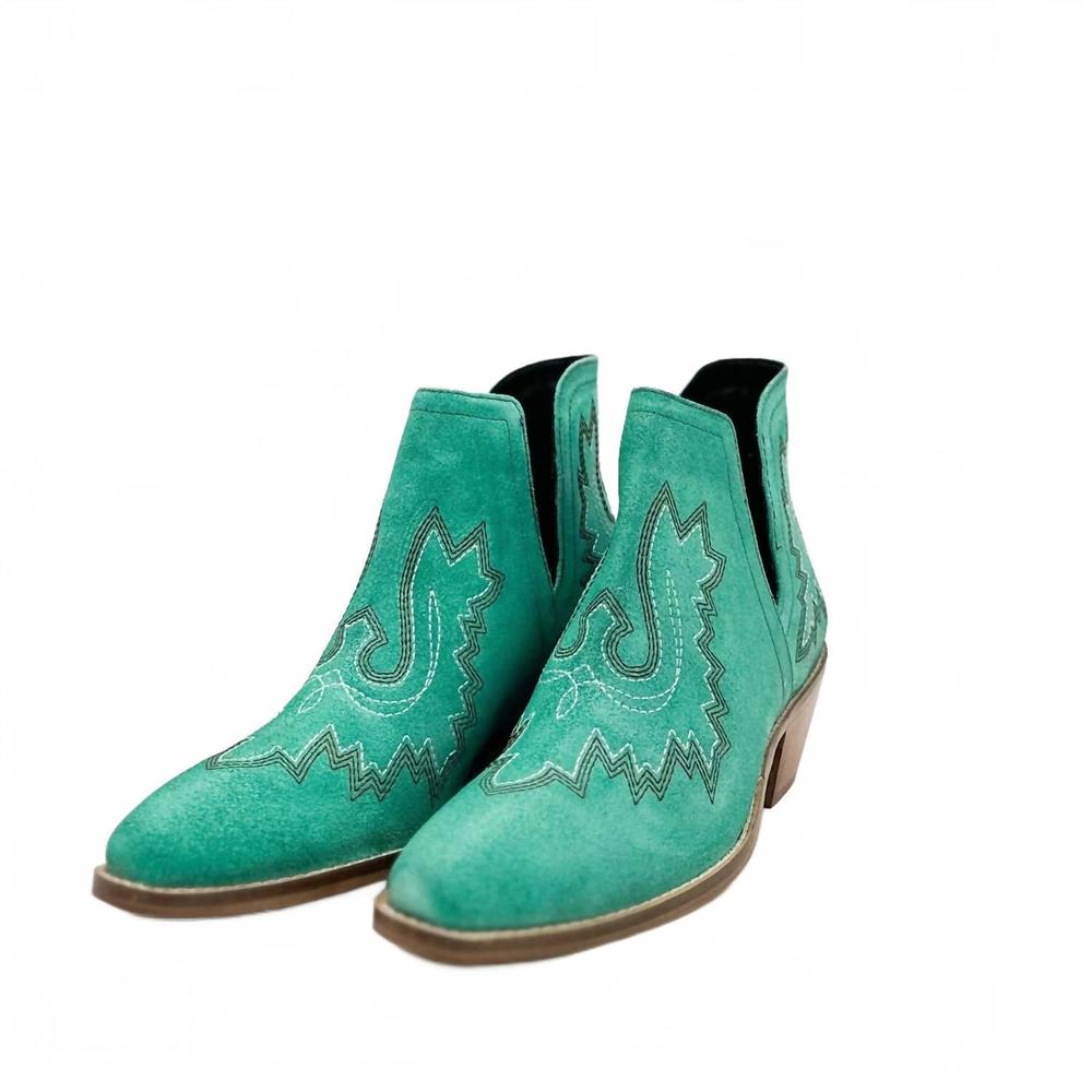 NEW NAUGHTY MONKEY women's kickin’ booties in turquoise